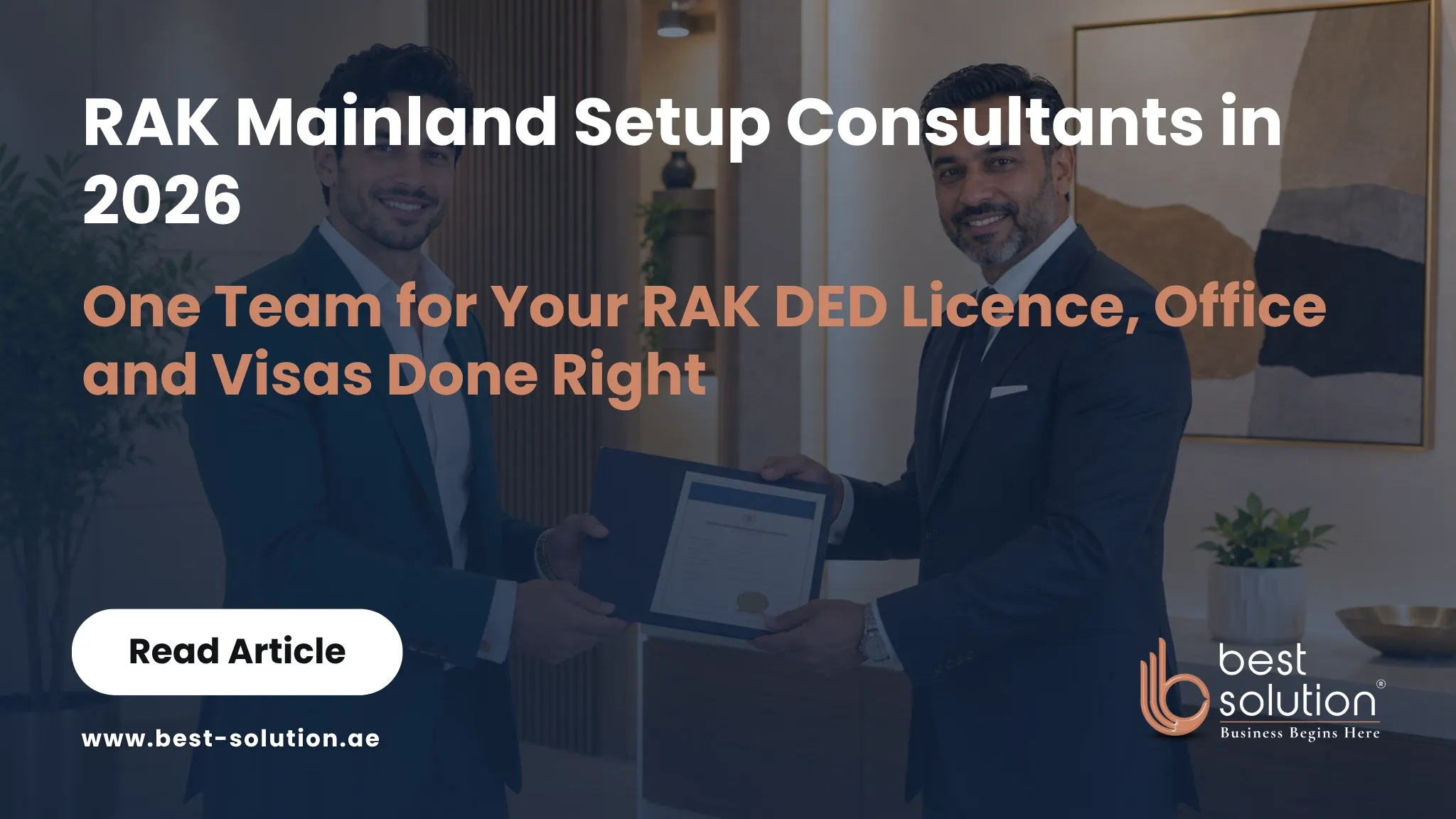 RAK Mainland Setup Consultants in 2026