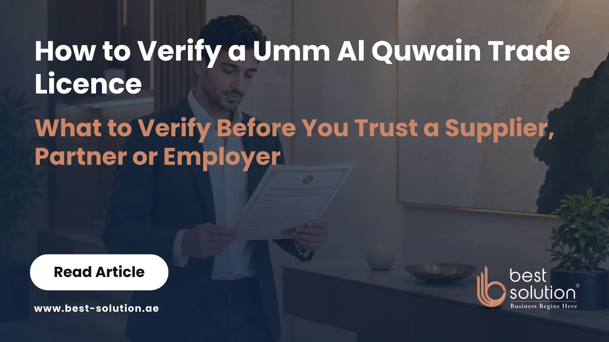 Umm Al Quwain Trade Licence Check: UAQ DED Verify 2026