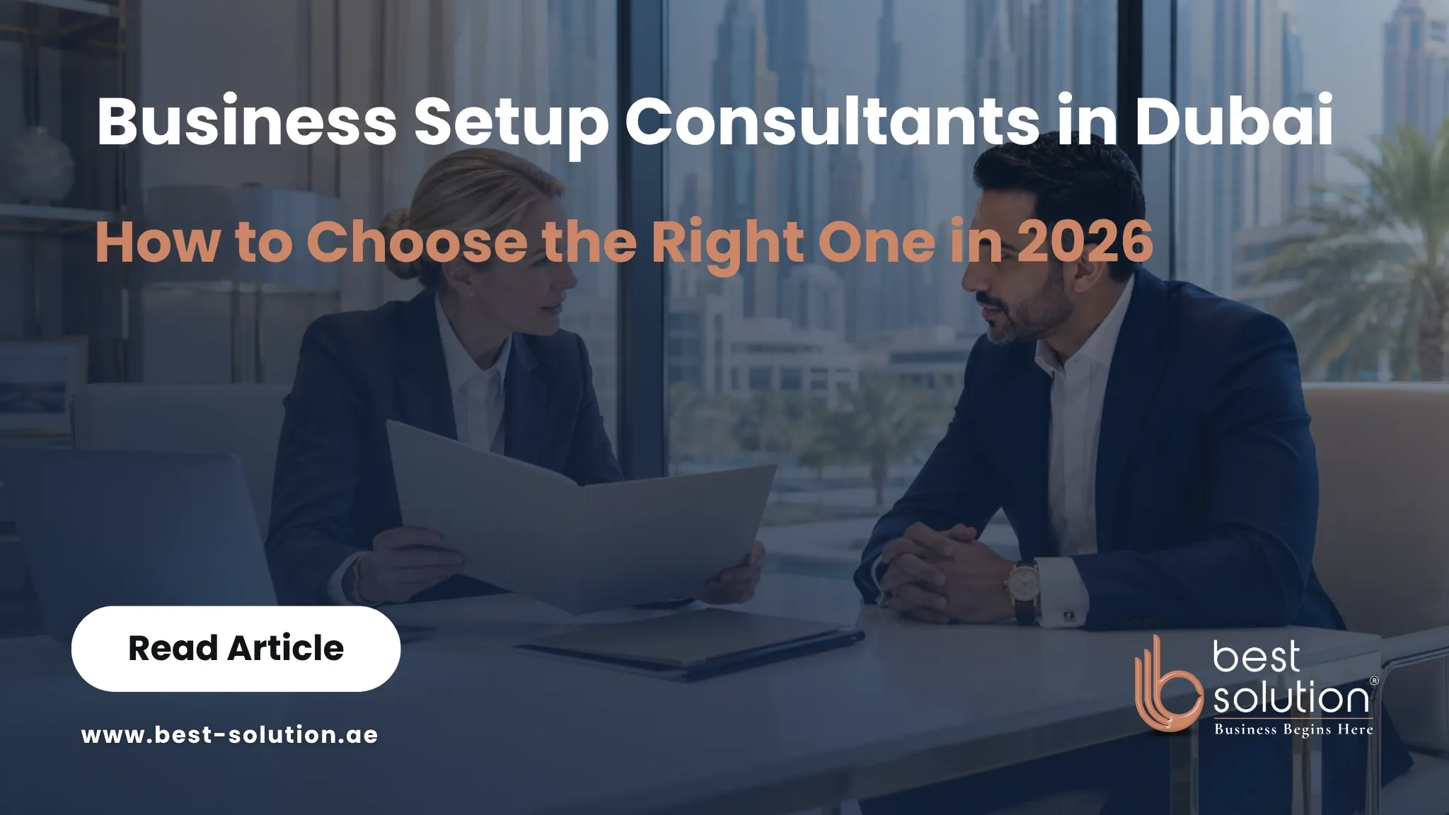 Business setup consultants in Dubai reviewing an itemised licence quote