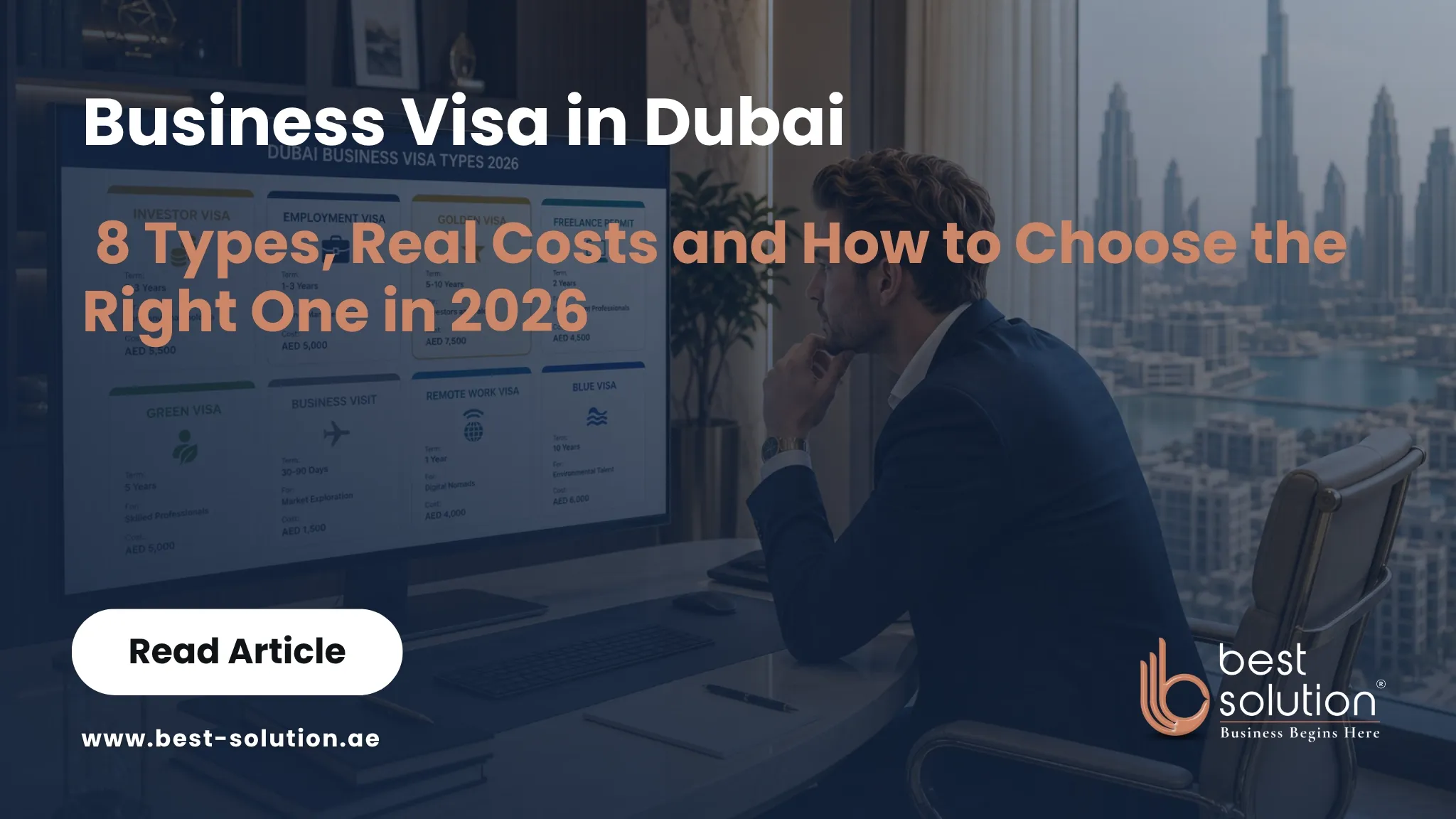 Business visa in Dubai: 8 types compared