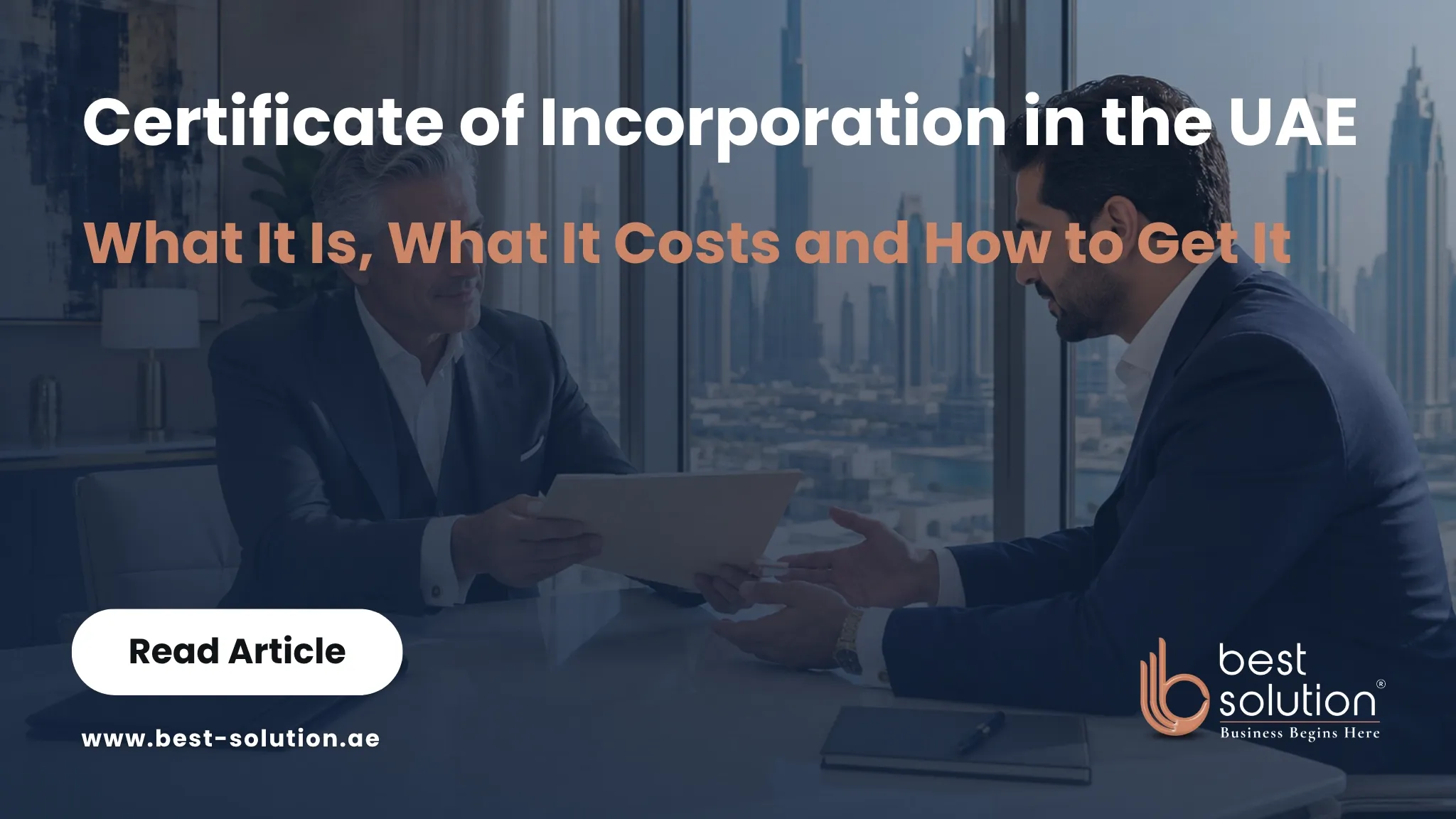 Certificate of Incorporation in UAE