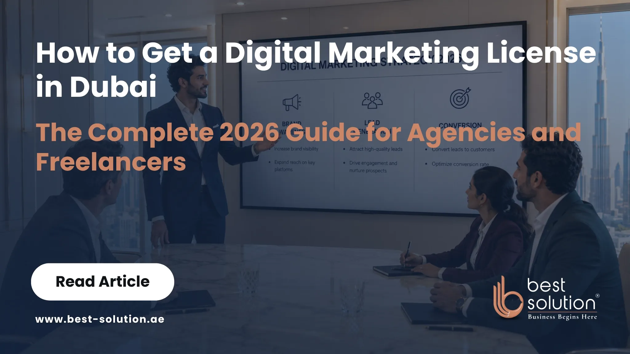 Digital marketing license in Dubai 2026 guide