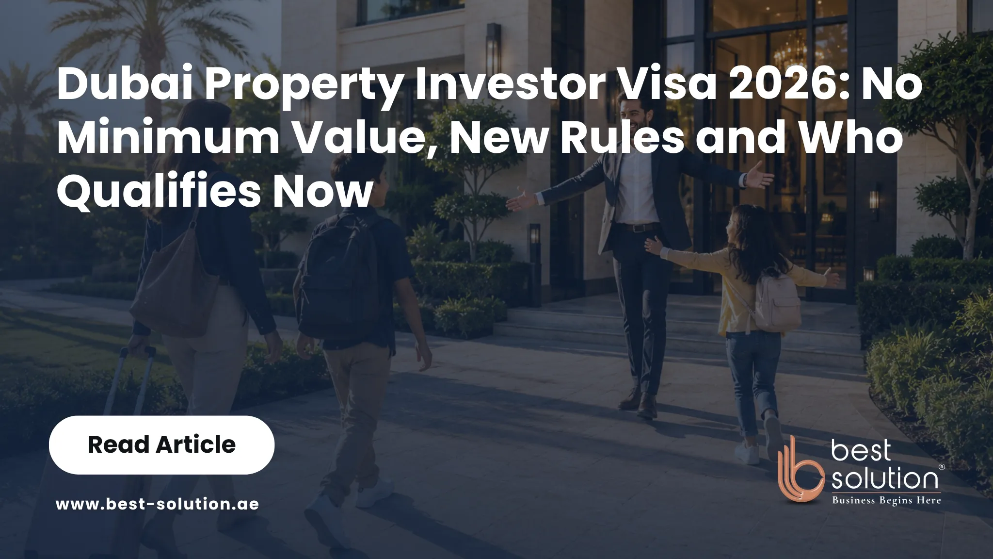 Dubai property investor visa new 2026 rules