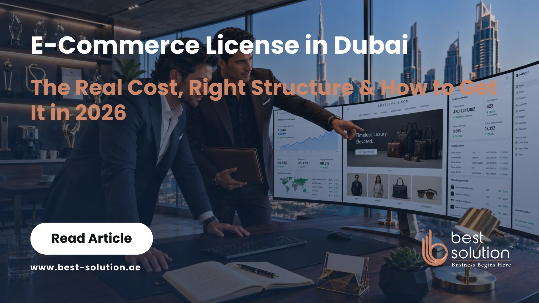 E-commerce license in Dubai: choosing free zone or mainland