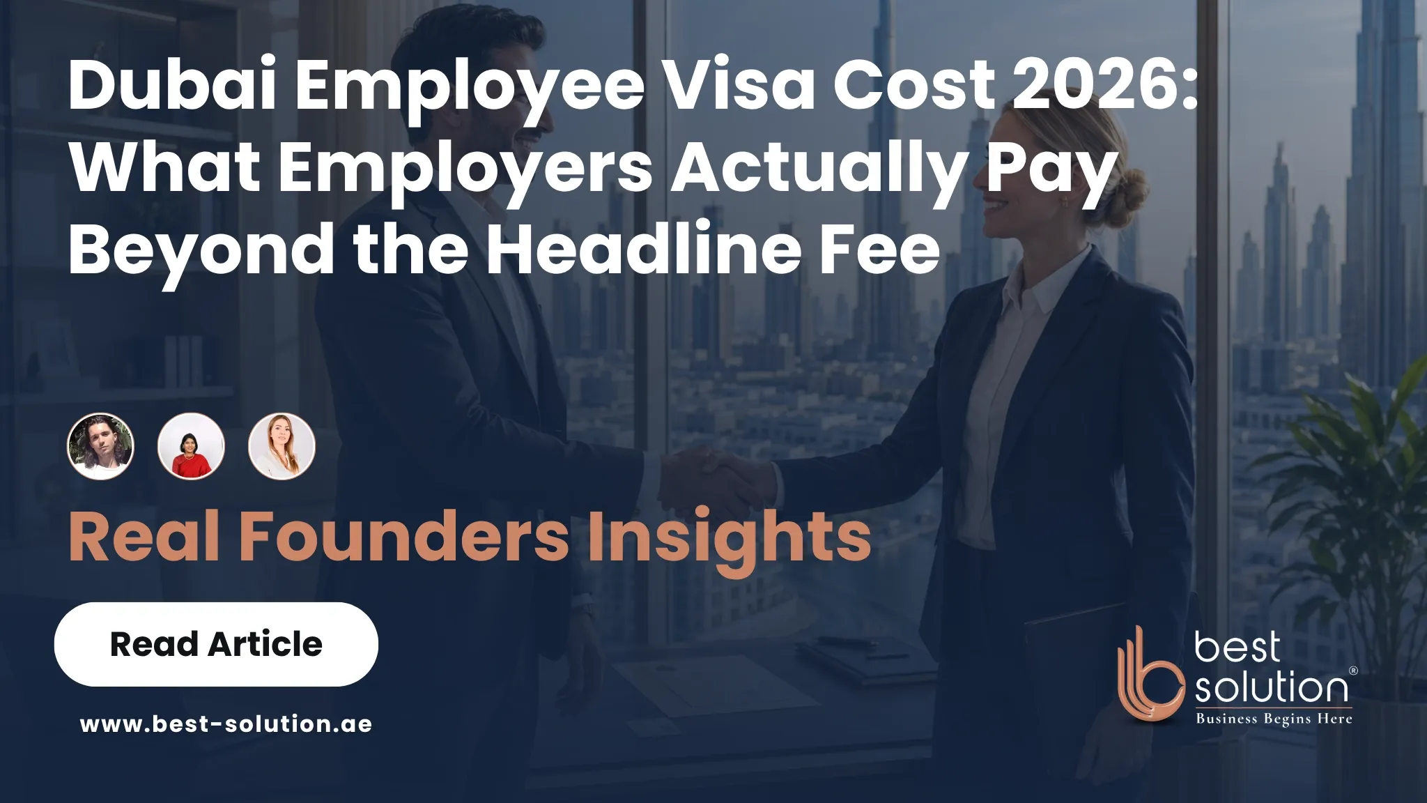 Dubai Employee Visa Cost in 2026: What Employers Really Pay
