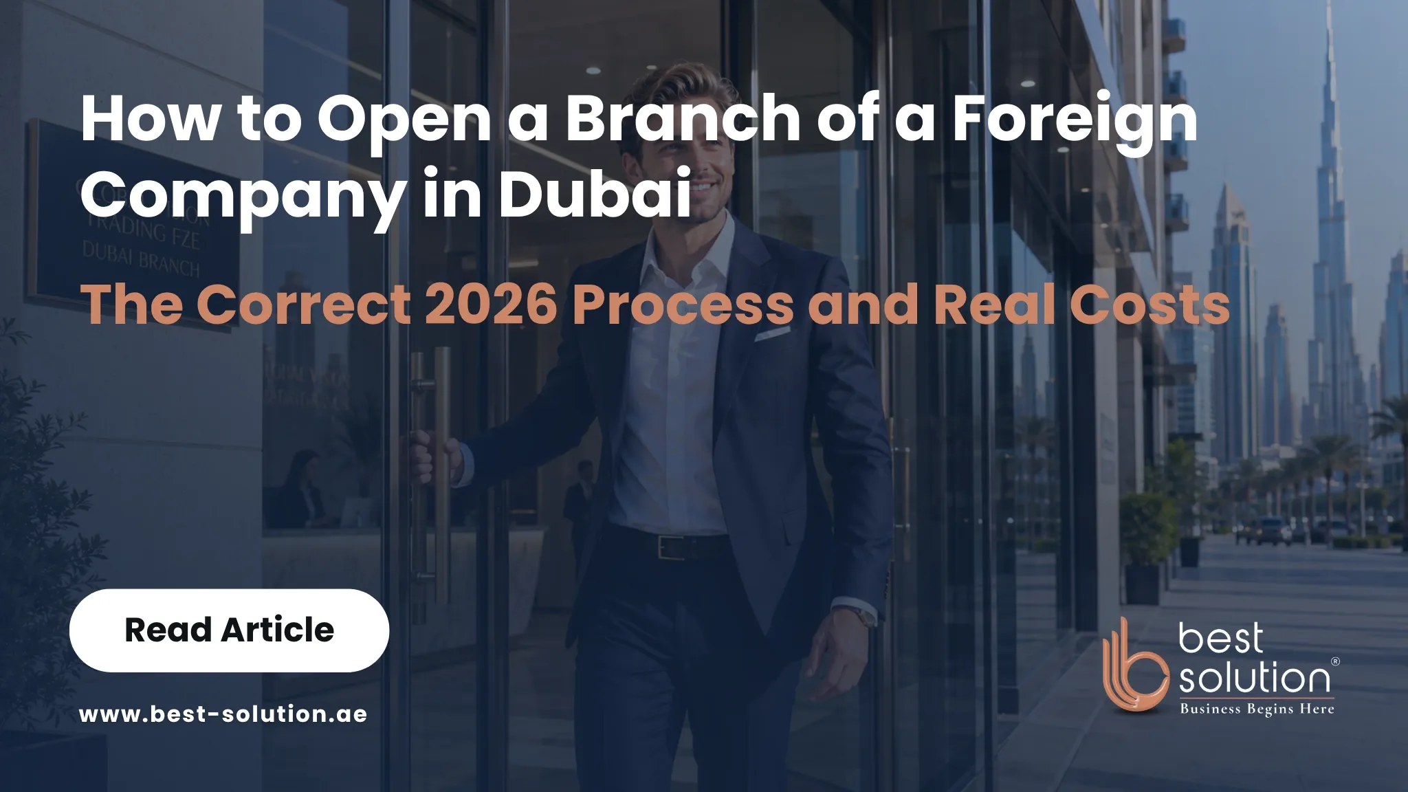 Branch of a foreign company in Dubai - 2026 setup guide.