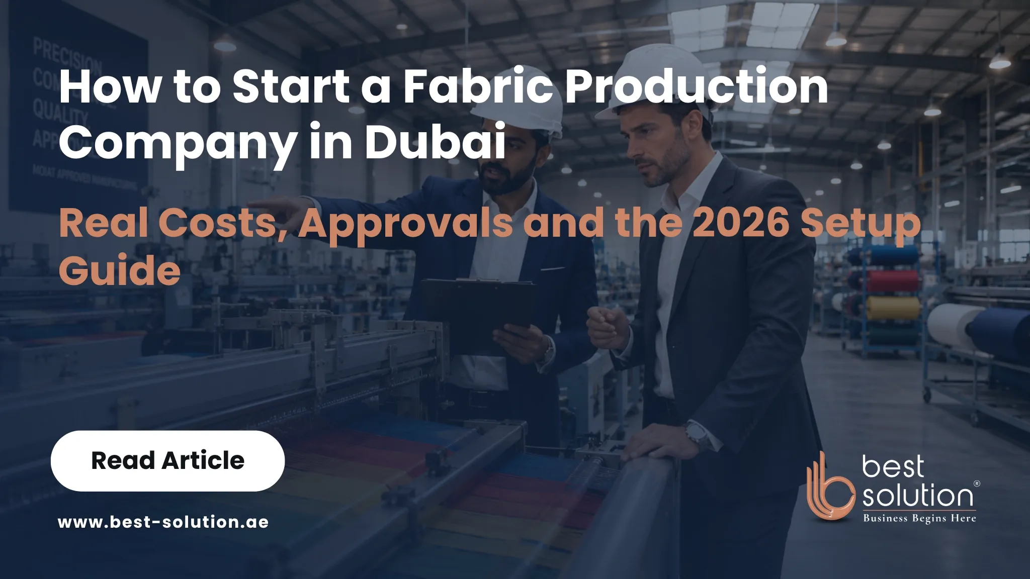 Starting a fabric production company in Dubai