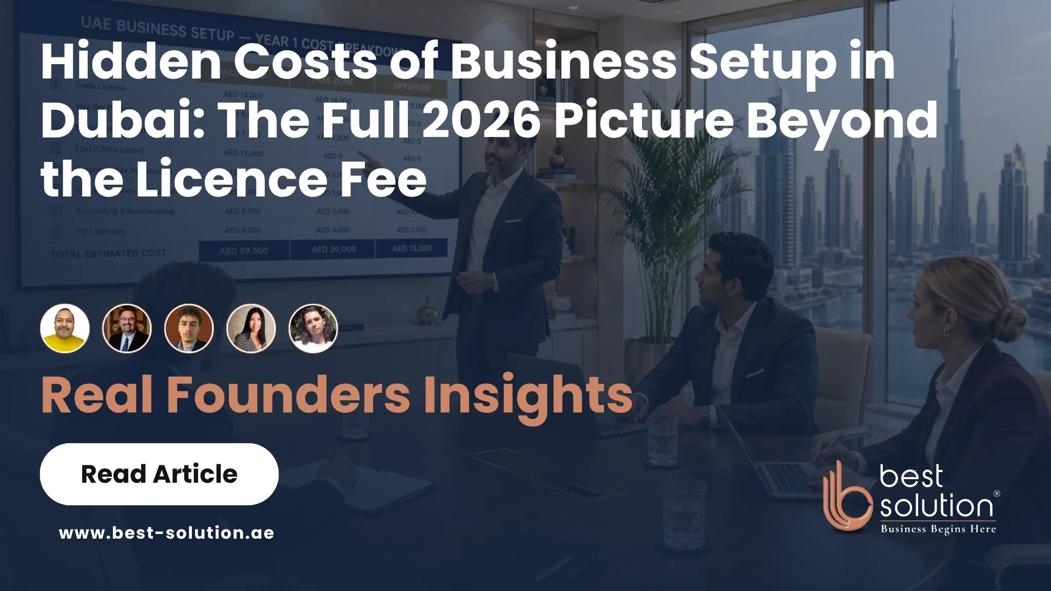 Hidden Costs of Business Setup in Dubai: The Full 2026 Picture (Beyond the Licence Fee)