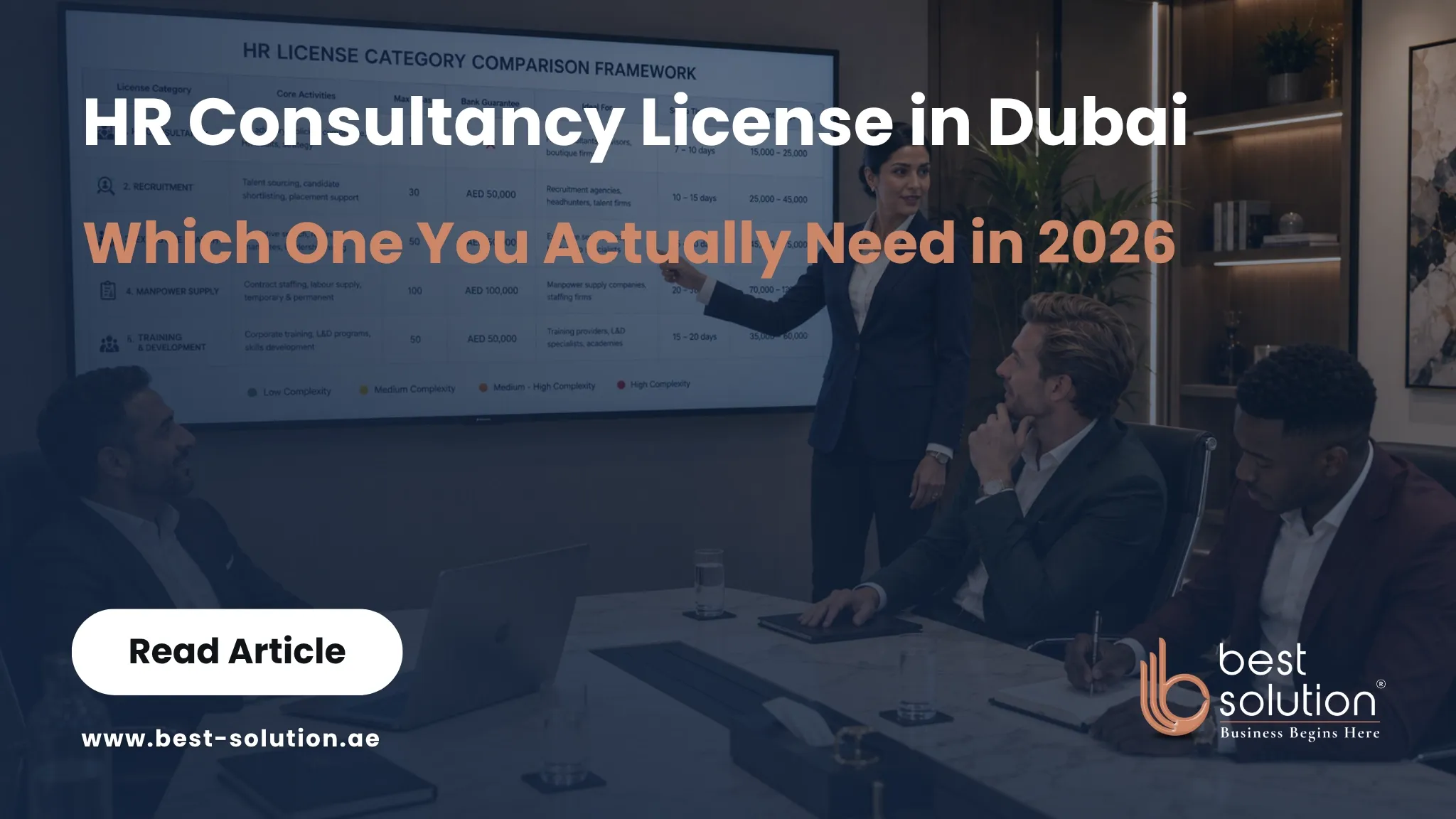 HR consultancy license in Dubai