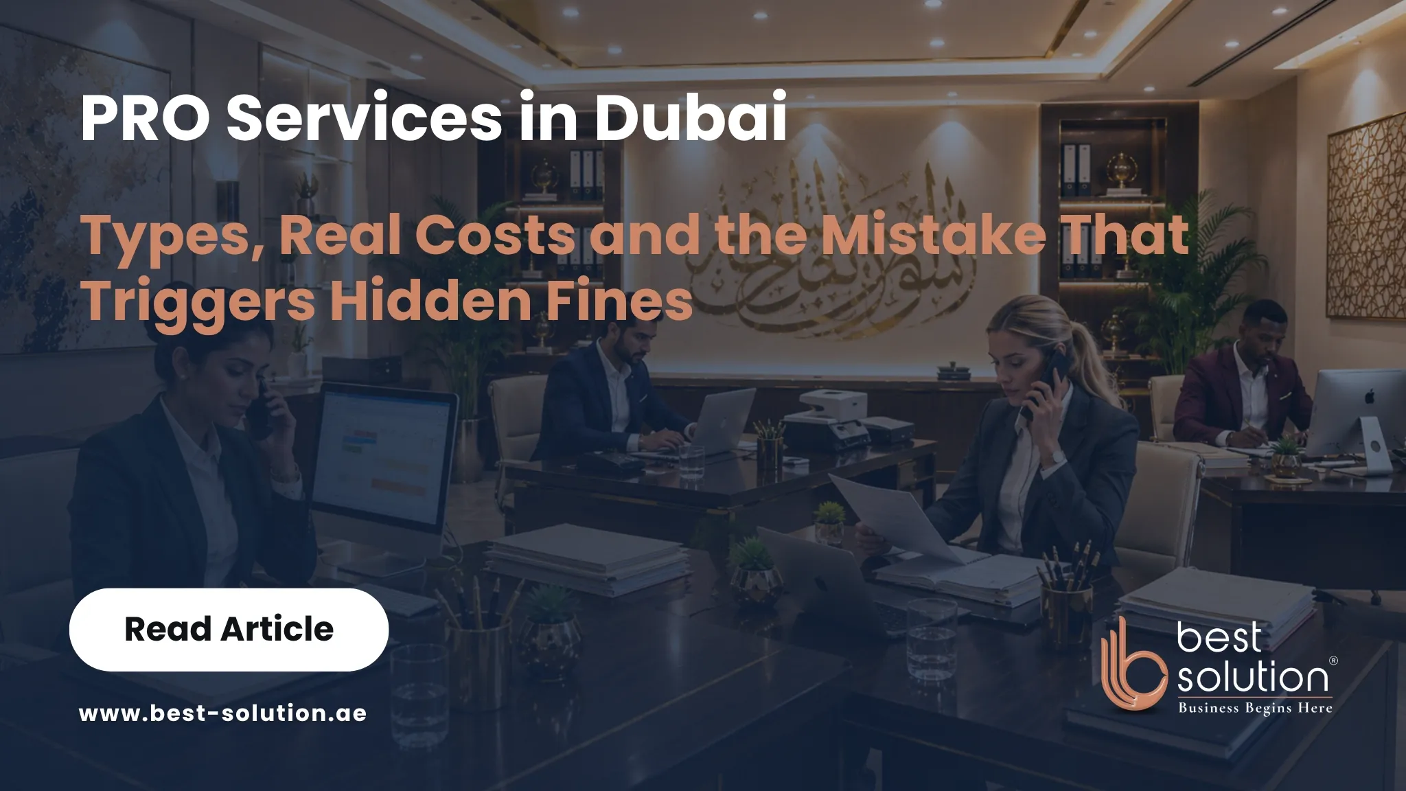 PRO services in Dubai types and costs guide