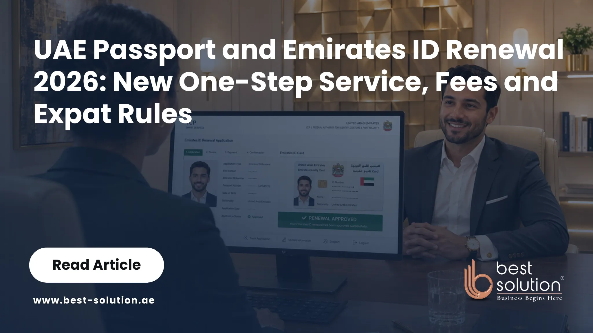 Renew UAE passport and Emirates ID 2026