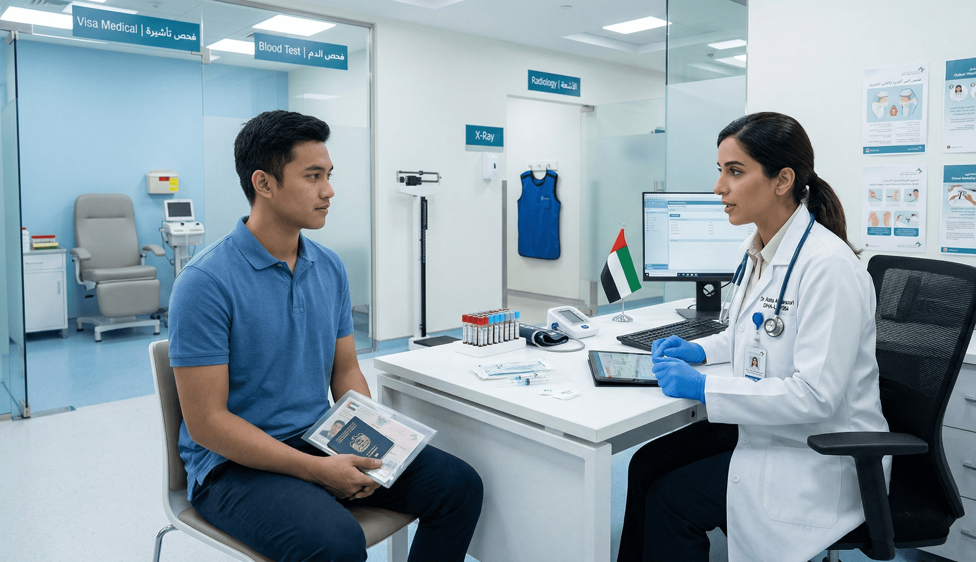 UAE medical fitness test consultant