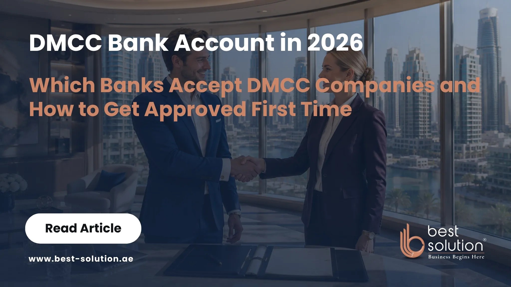 DMCC bank account approval comparison 2026