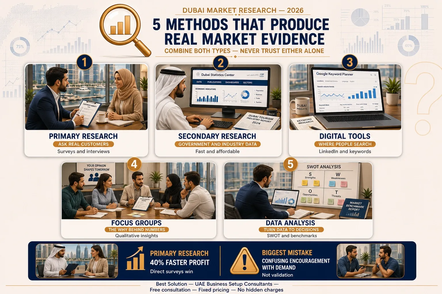 Dubai market research methods