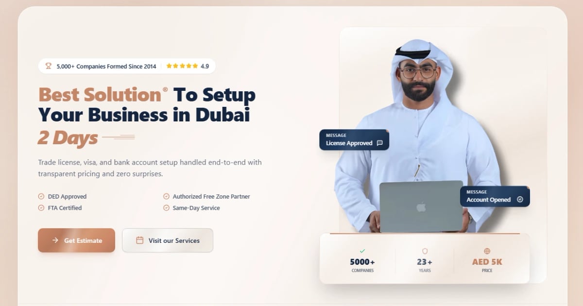 Best Solution | Business Setup in Dubai since 2014